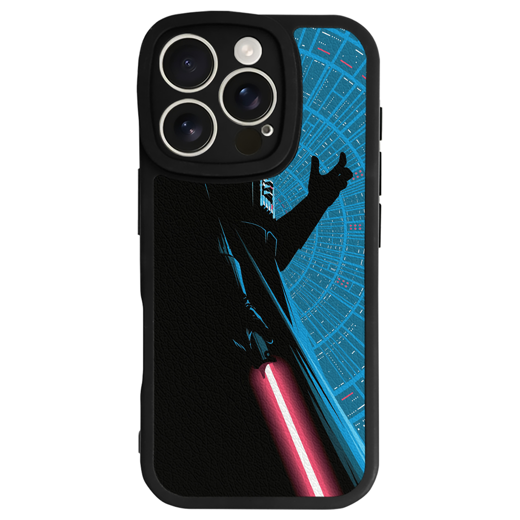 （画像用） スター・ウォーズ Star Wars 【iPhone 16シリーズ対応】シリコンスマホケース（レザー調） 材質：シリコン